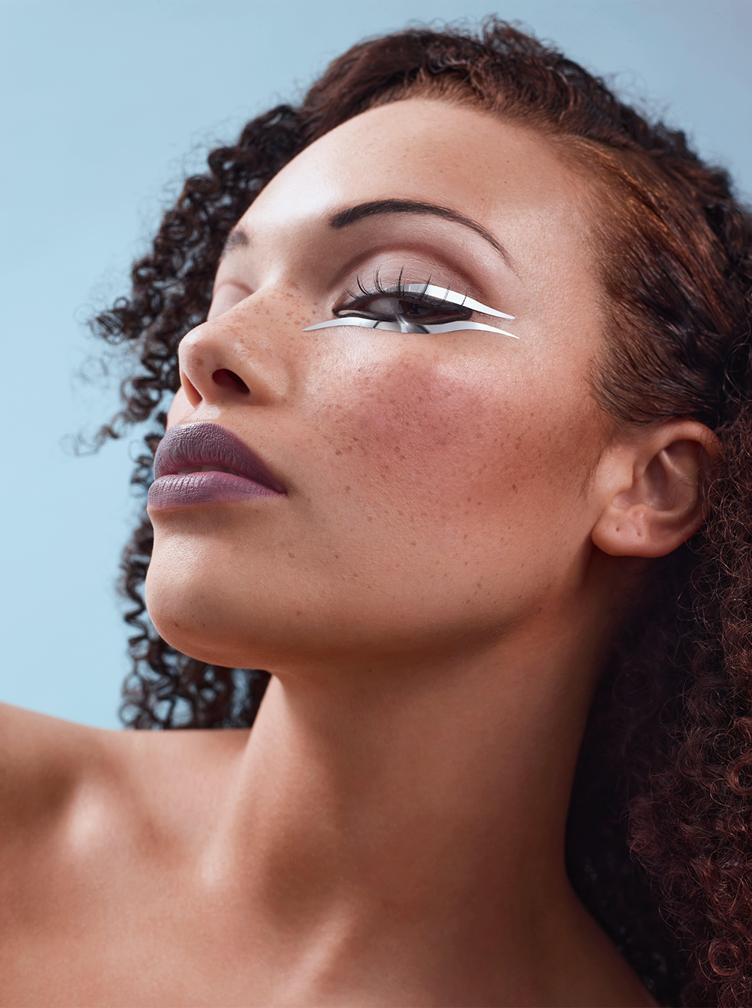 Devotion Liners - Chrome Makeup Stickers - Face Lace x Glisten Cosmetics