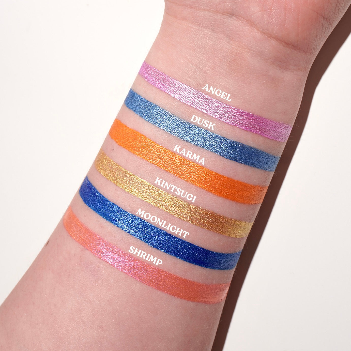 Shrimp (Electric Coral Metallic) Wet Liner® - Eyeliner - Glisten Cosmetics