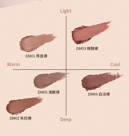 Tipsy Nude - Matte Duo Lipstick - Cheeryep