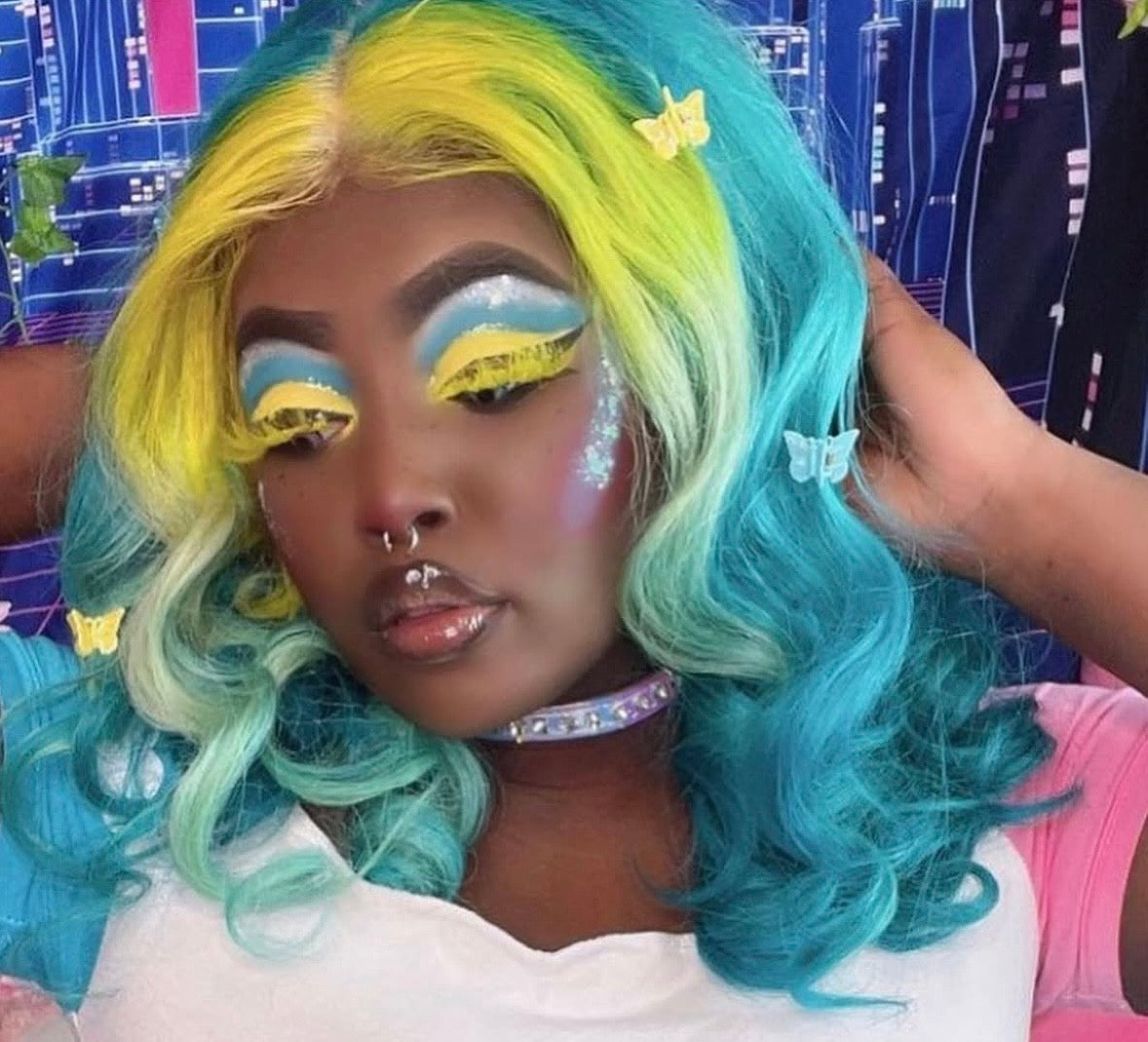 Inked Doll Cosmetics - *GOIN' BANANAS!* (Yellow) DreamDoll Color Lashes !