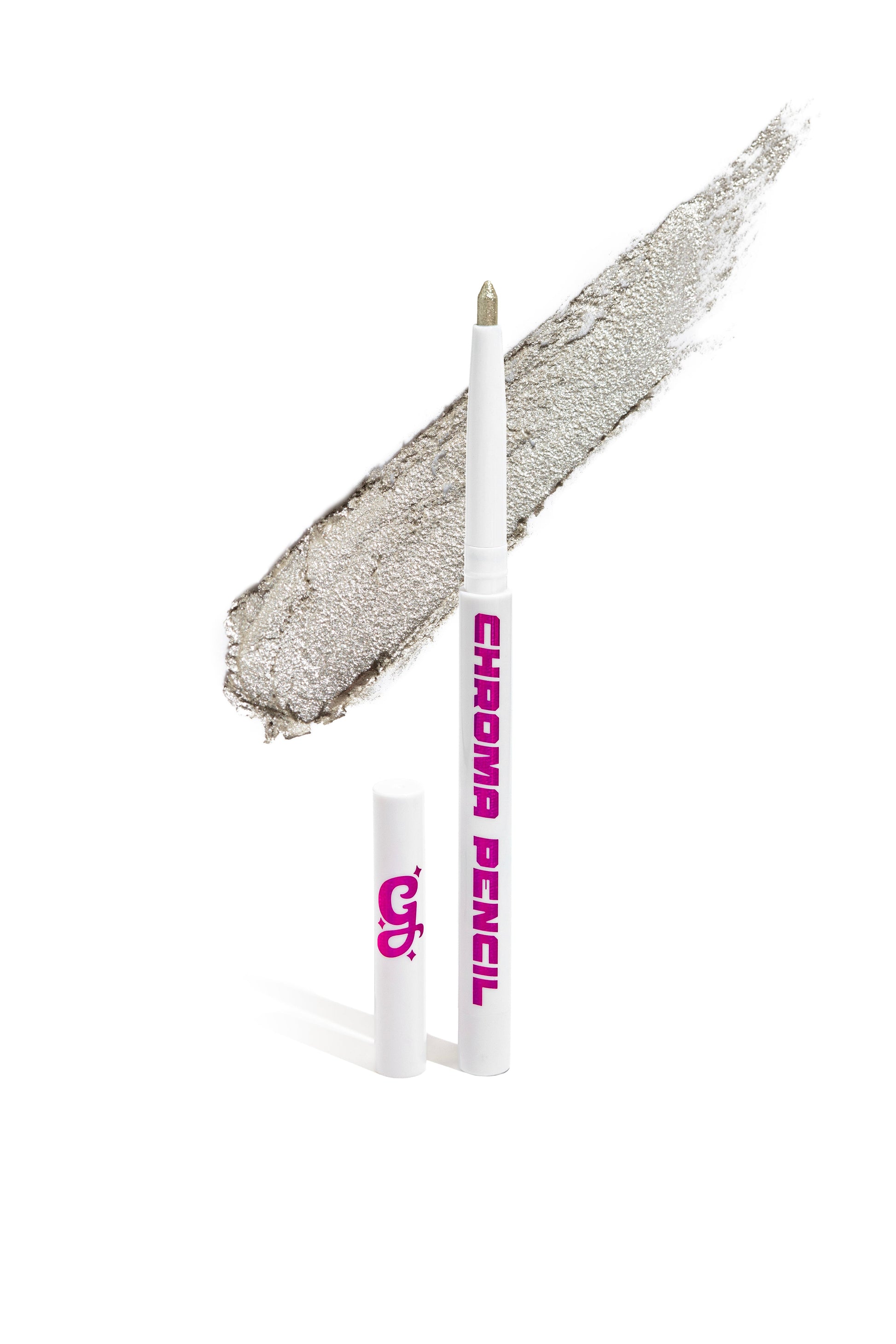 Titanium Chroma Pencil (Silver) - Duochrome Pencil - Glisten Cosmetics