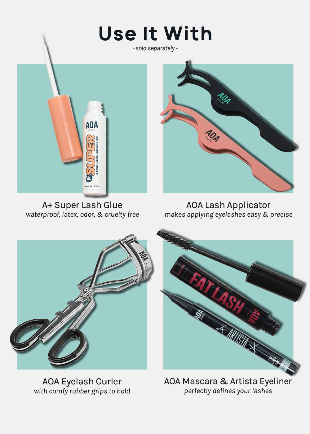 A+ Glam 3D Faux Mink Lashes - London