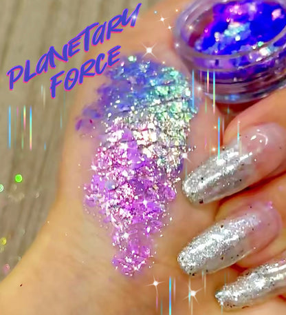 Inked Doll Cosmetics - PLANETARY FORCE “Galactal Goddess” Gel Flakes