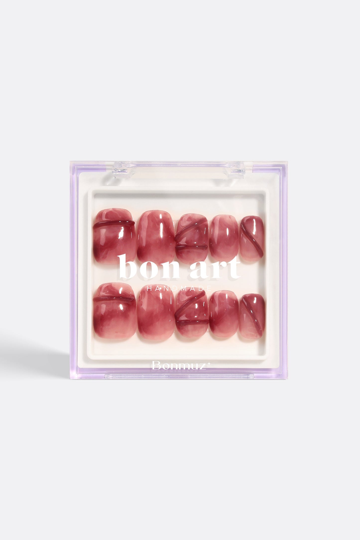 Bonmuz - Vintage Garnet | Pro Handmade Gel Nails