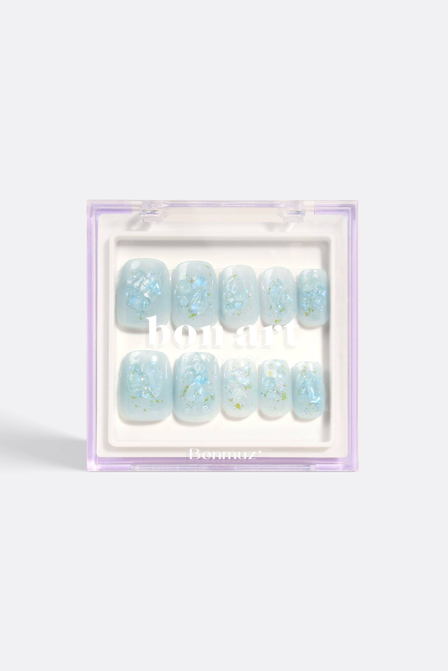 Bonmuz - Glacial Gleam | Pro Handmade Gel Nails
