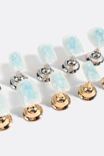Bonmuz - Glacial Gleam | Pro Handmade Gel Nails