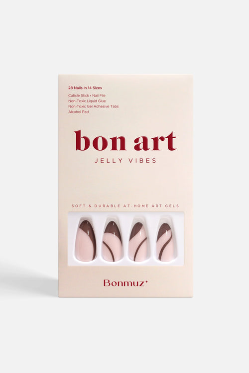 Bonmuz - Brewed Serenade | Soft & Durable Press-On Nails