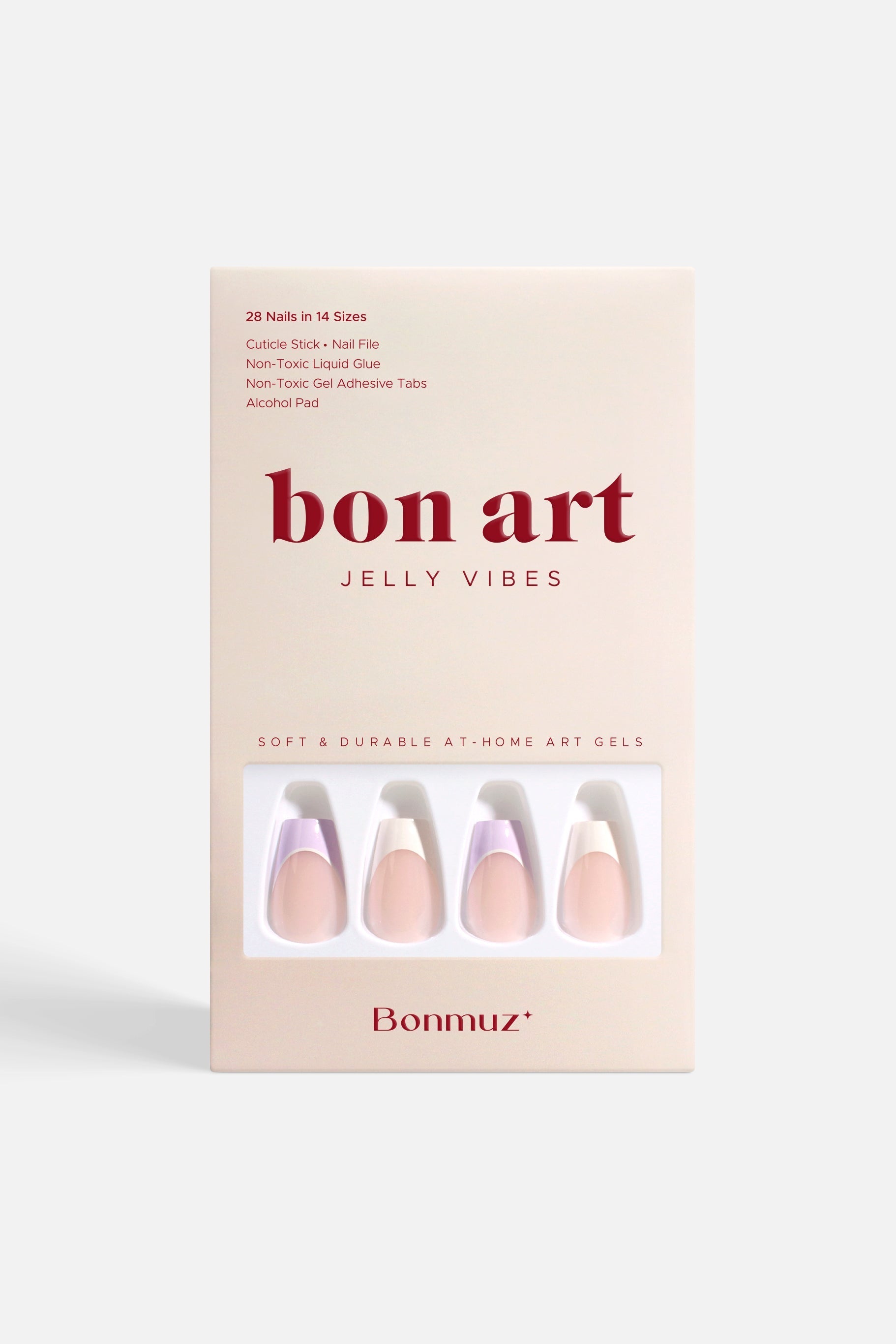 Bonmuz - Lilac Touch | Soft & Durable Press-On Nails