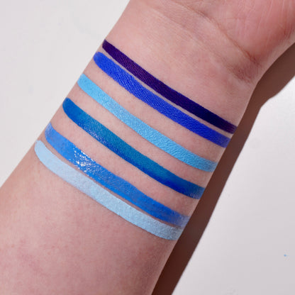 Blue 4 Pan Palette - Eyeliner - Glisten Cosmetics