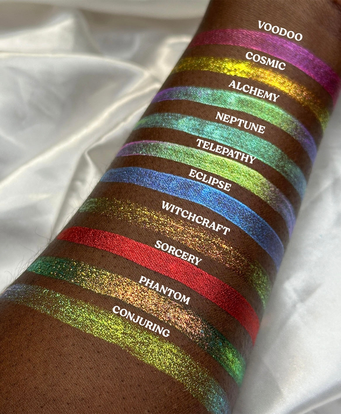 Witchcraft Chroma Magic (Red/Gold/Purple) - Liquid Eyeshadow - Glisten Cosmetics