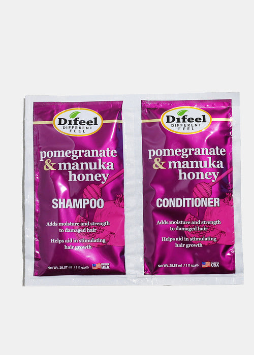 Difeel Pomegranate & Manuka Honey Shampoo & Conditioner Packet