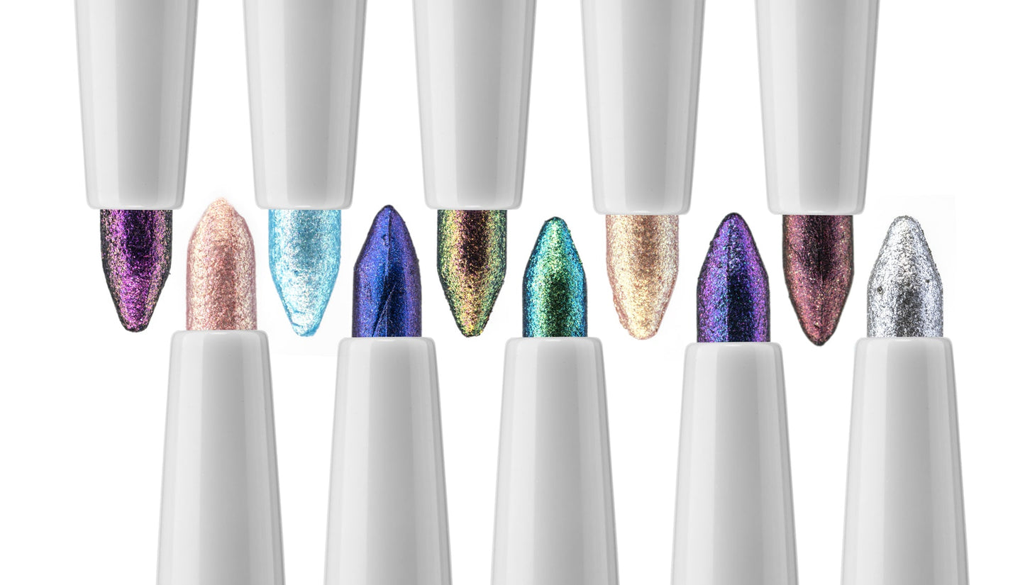 Jaded Chroma Pencil (Blue/Pink) - Duochrome Pencil - Glisten Cosmetics