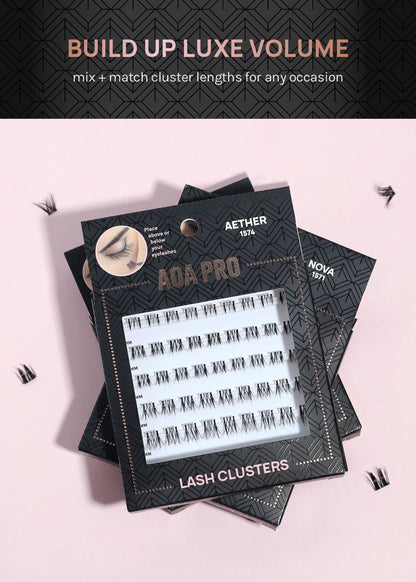 AOA Pro Lash Clusters: Nova