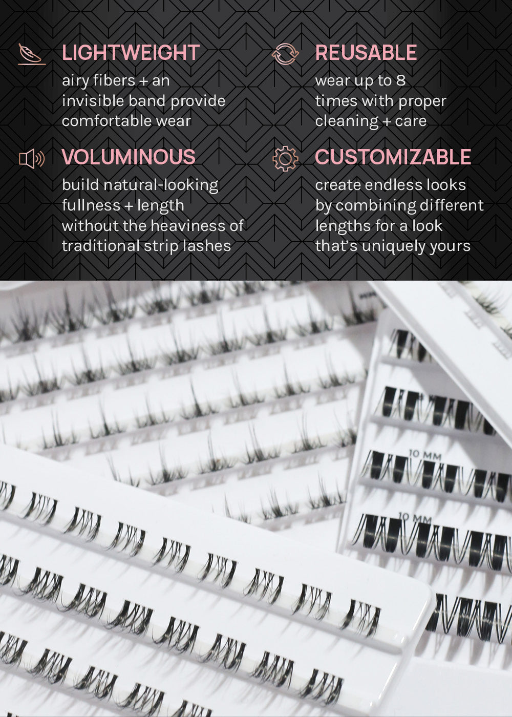 AOA Pro Lash Clusters: Nova