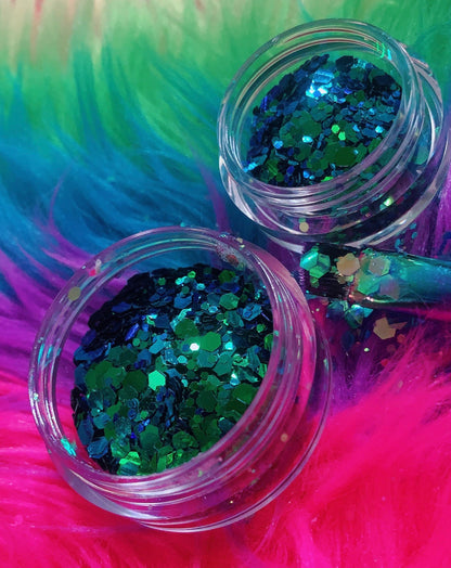 Inked Doll Cosmetics - Dragon Jewels Festival Chunky Glitter