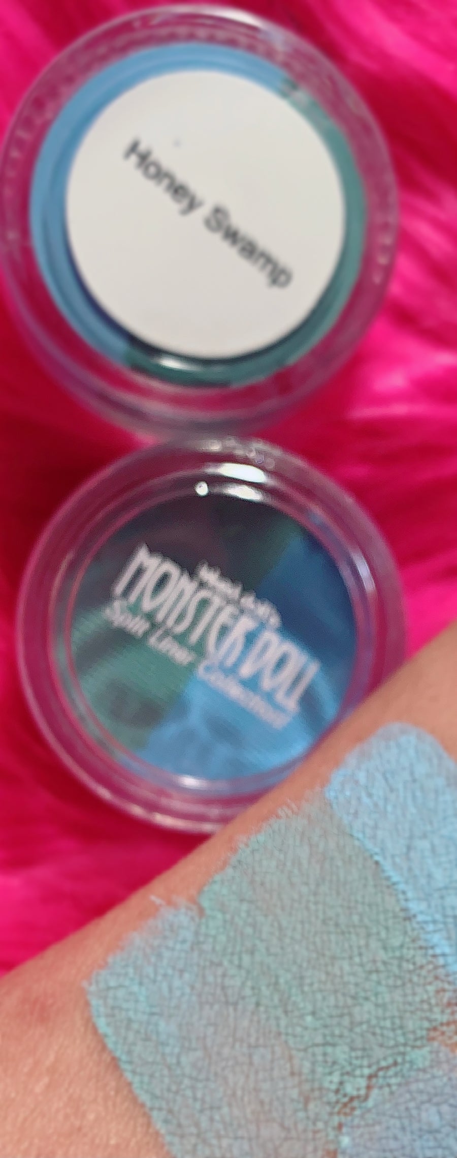 Inked Doll Cosmetics - (HUGE!) Monster Doll HONEY SWAMP *UV NEON PASTEL* Split Liner/Face/Body Paint