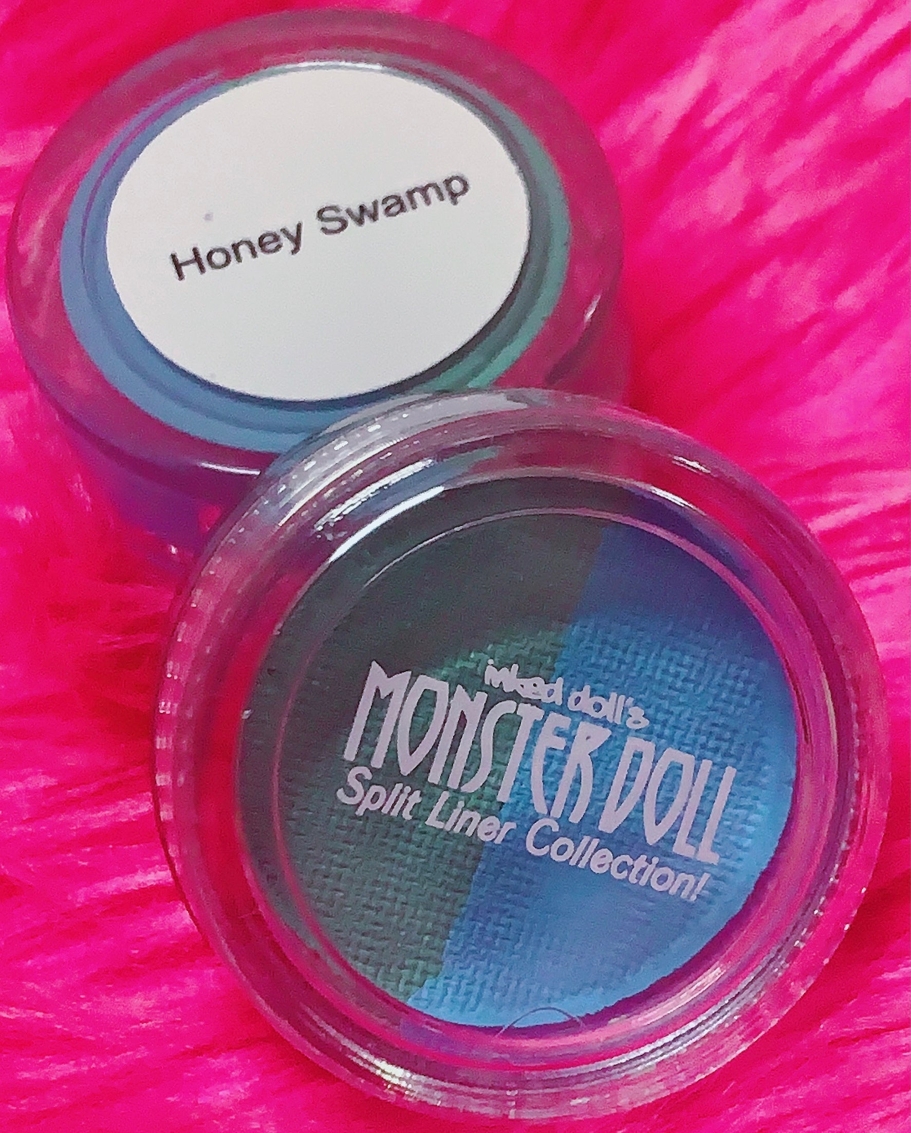 Inked Doll Cosmetics - (HUGE!) Monster Doll HONEY SWAMP *UV NEON PASTEL* Split Liner/Face/Body Paint