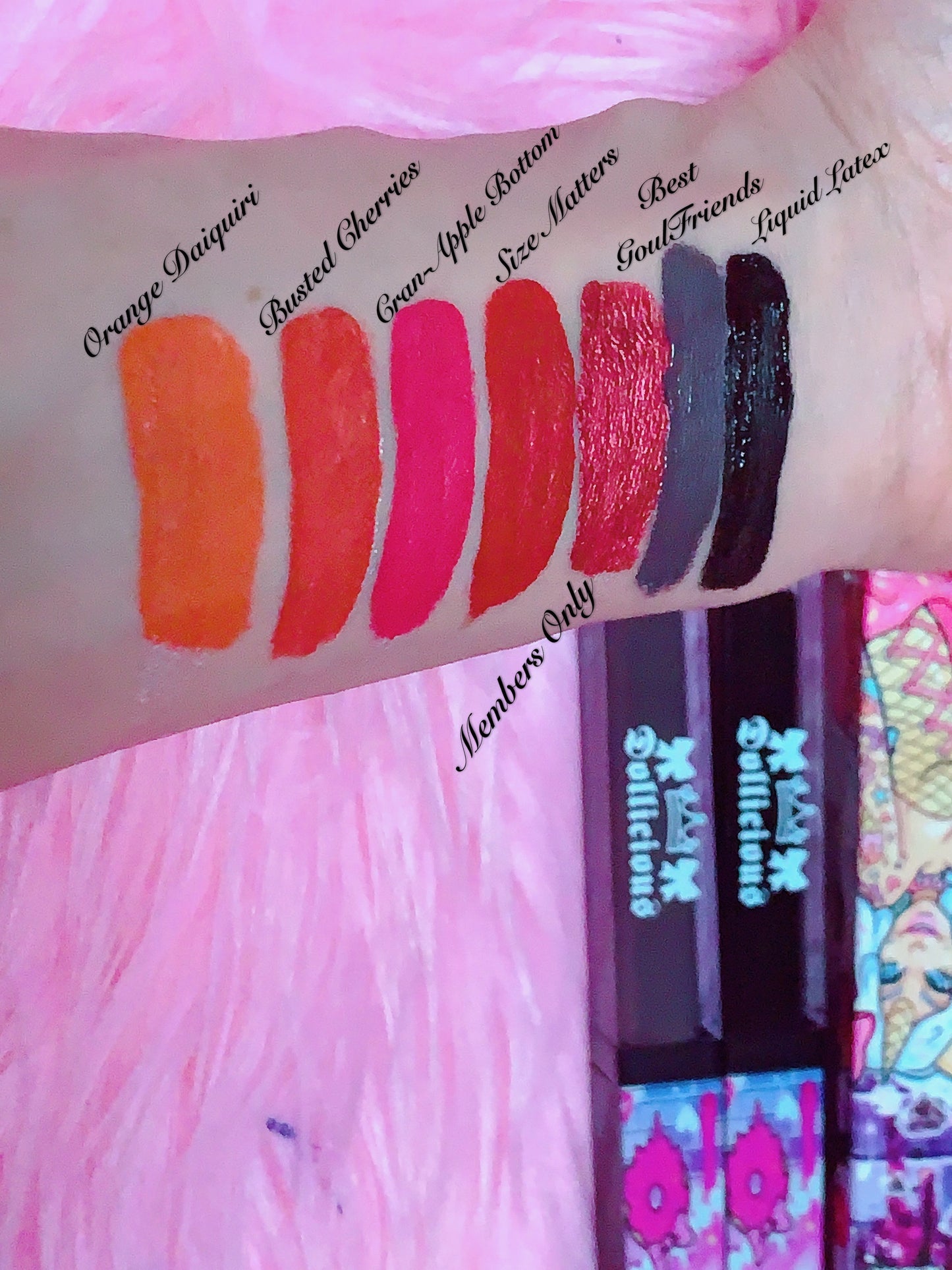 Inked Doll Cosmetics - The "GOTHS!!" DOLLICIOUS MATTE Vegan Liquid Lipstick