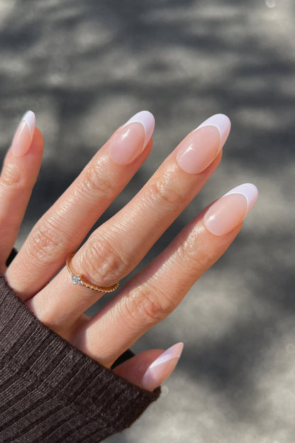Bonmuz - Lavender Petal Grace | Soft & Durable Press-On Nails