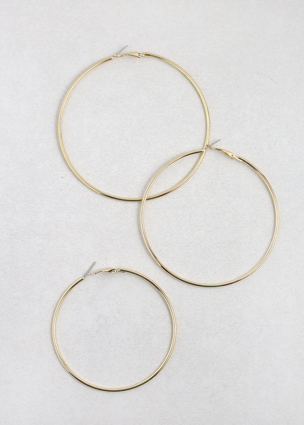 Classic Thin Hoop Earrings - 7mm