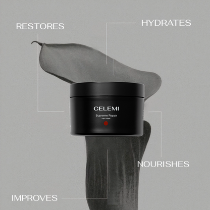 Celemi Cosmetics - Restorative hair mask with hydrolyzed keratin and avocado oil Supreme Repair