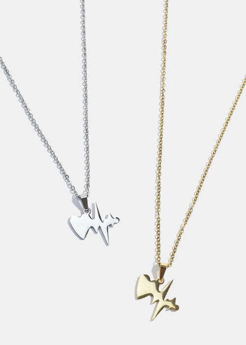 Heartbeat Pendent Necklace