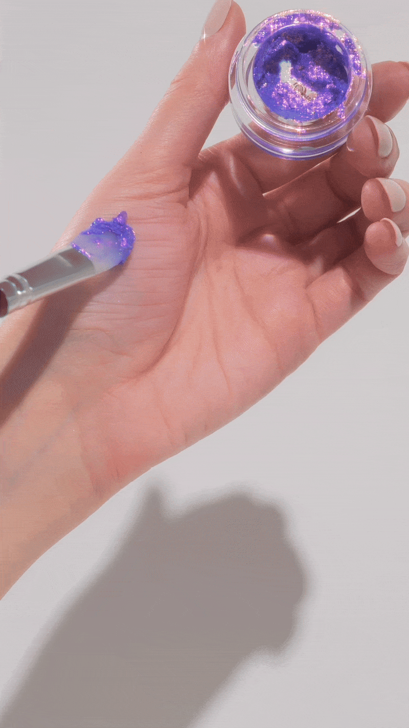 Nebula Chroma Flakes (Purple) - Duochrome Pigment - Glisten Cosmetics