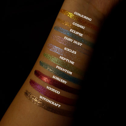 Witchcraft Chroma Magic (Red/Gold/Purple) - Liquid Eyeshadow - Glisten Cosmetics