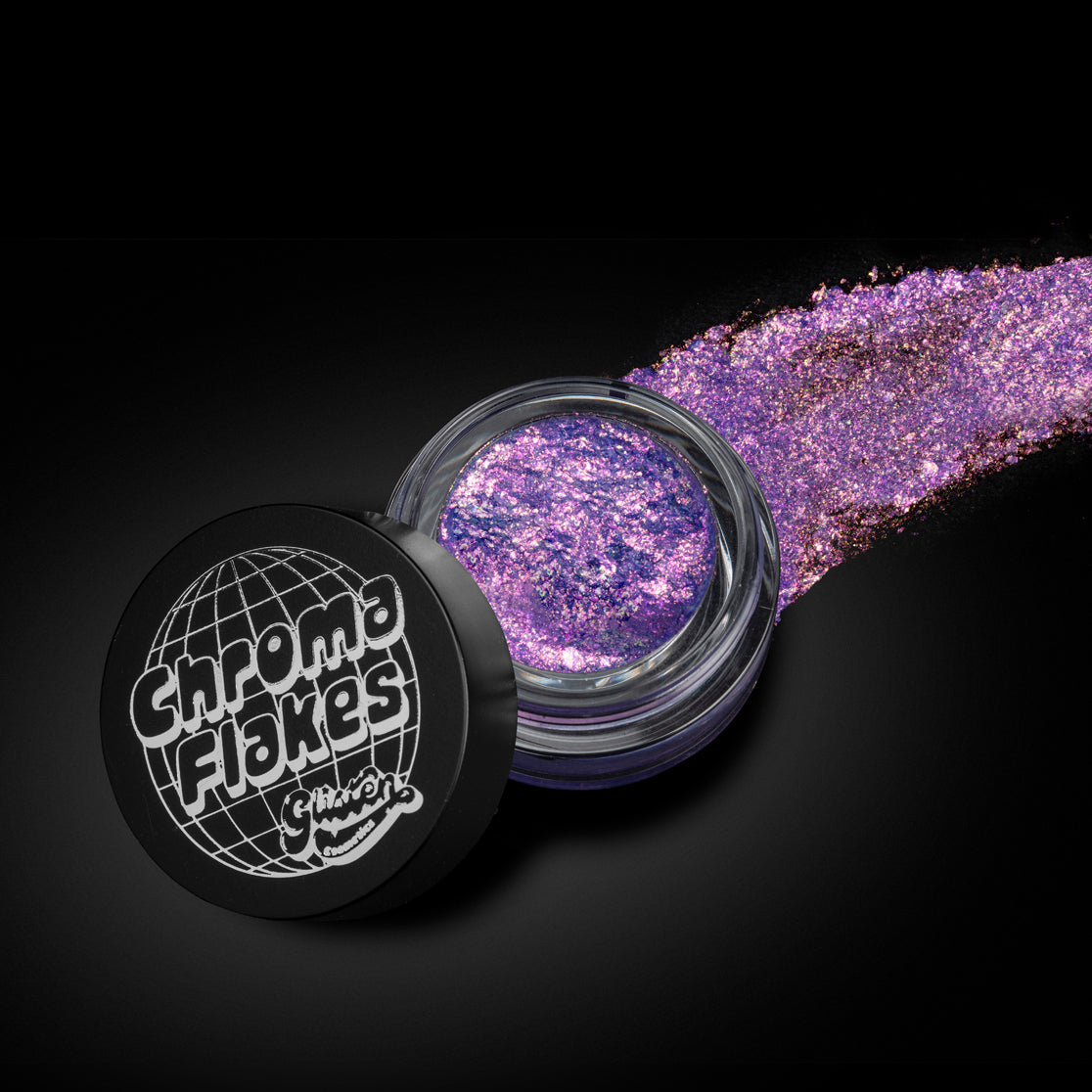 Nebula Chroma Flakes (Purple) - Duochrome Pigment - Glisten Cosmetics