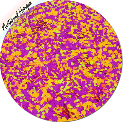 Inked Doll Cosmetics - "NOCTURNAL HORIZON" *UV/BlackLight* Festival FunFetti