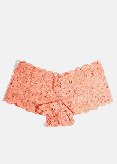 Coral Lace Cheeky
