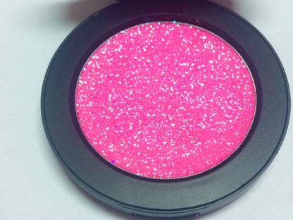 Inked Doll Cosmetics - "PINK SUGAR !" Single Pressed Glitter Palette