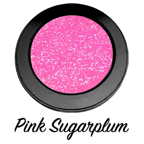 Inked Doll Cosmetics - "PINK SUGAR !" Single Pressed Glitter Palette