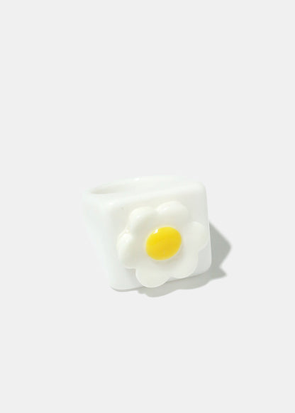 Chunky Flower Ring