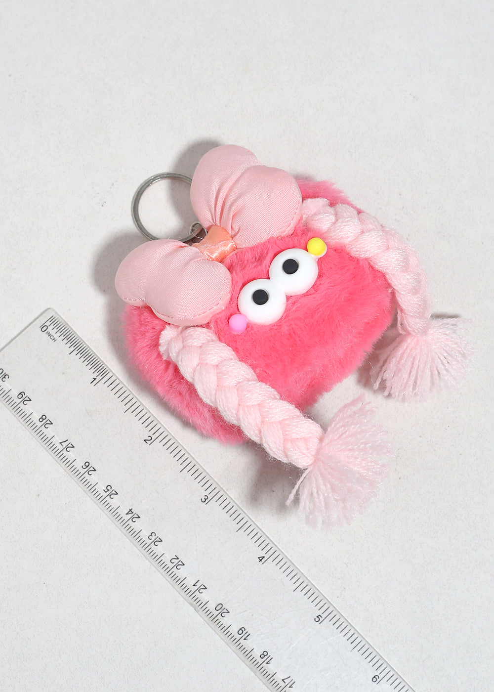 Fluffy Braid Cutie Bag Charm