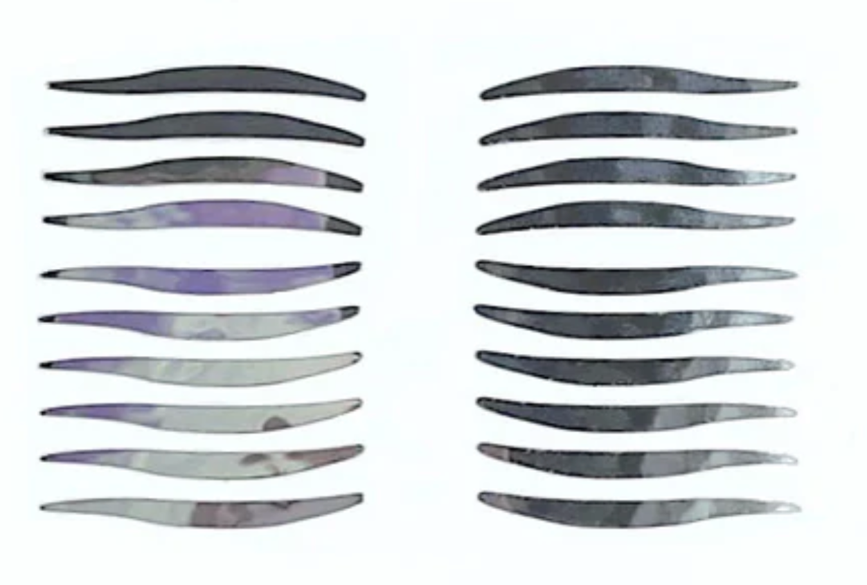 Face Lace x Glisten Cosmetics Chrome Liners - Chrome Makeup Stickers