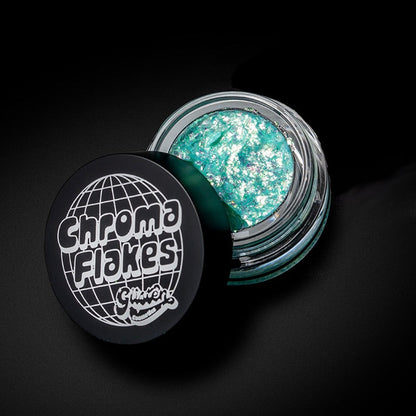 Sea Chroma Flakes (Turquoise) - Duochrome Pigment - Glisten Cosmetics