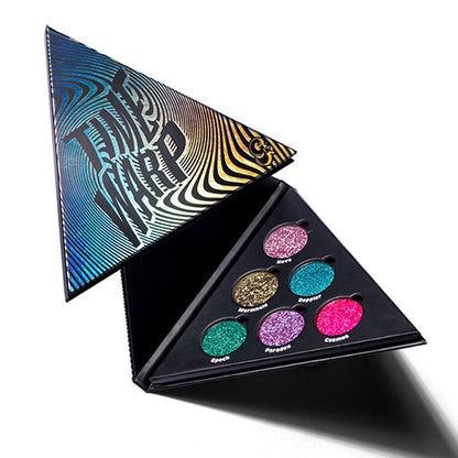 Time Warp Pressed Pigment Palette - Eyeshadow Palette - Glisten Cosmetics