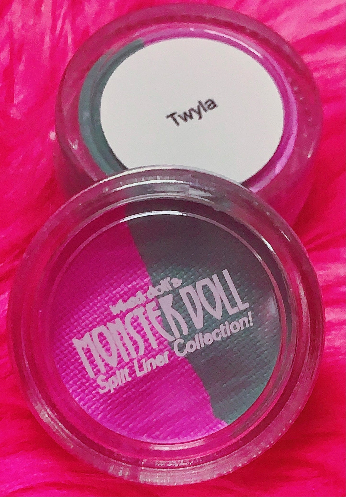 Inked Doll Cosmetics - (HUGE!) Monster Doll TWYLA *UV Neon Pastel* SPLIT LINER/FACE/BODY PAINT