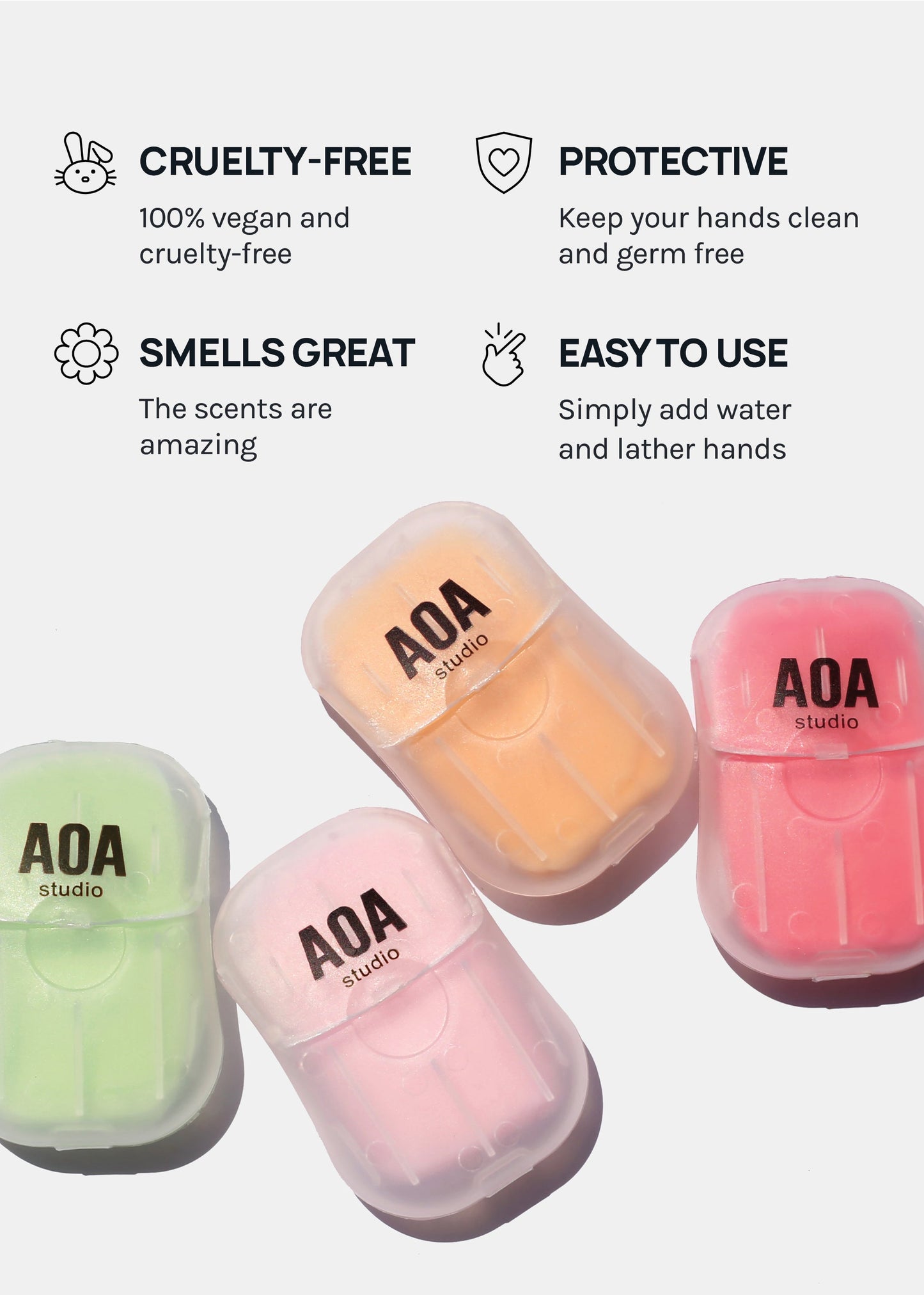 AOA Hand Soap Sheets - Rose