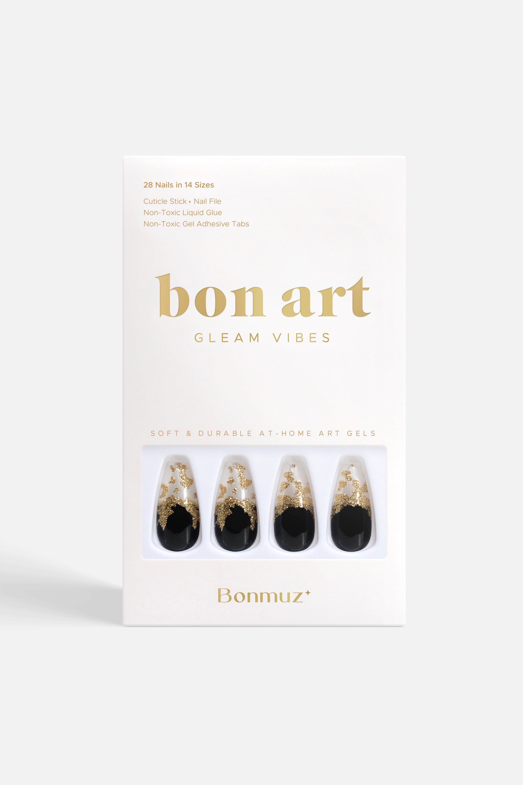 Bonmuz - Party Sparkle | Soft & Durable Press-On Nails