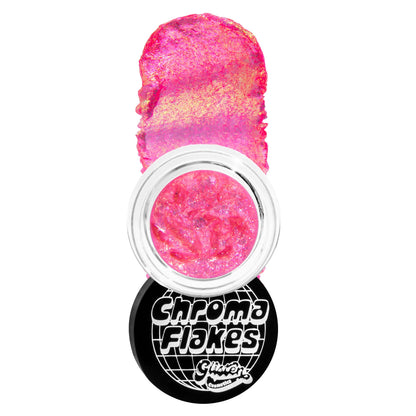 Candy Chroma Flakes (Pink) - Duochrome Pigment - Glisten Cosmetics