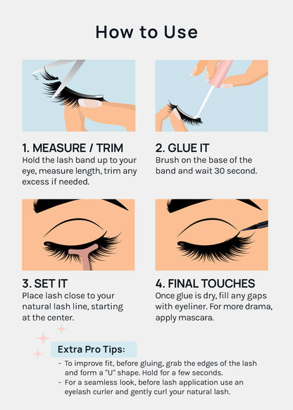 D-LUX Curl Premium Faux Mink Lashes - Bette