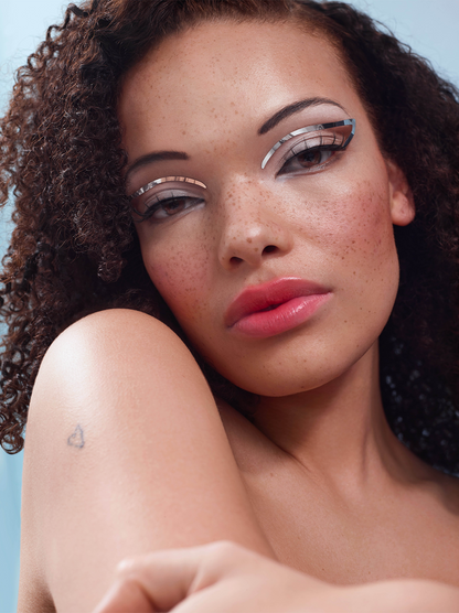 Devotion Liners - Chrome Makeup Stickers - Face Lace x Glisten Cosmetics