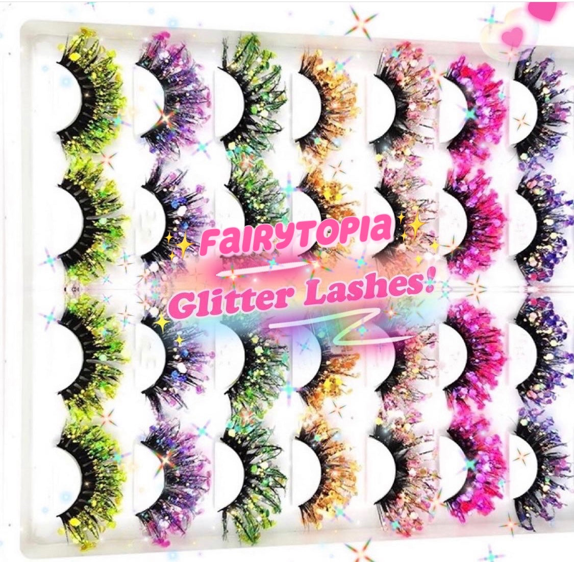 Inked Doll Cosmetics - MAJESTY “FairyTopia” Glitter DreamDoll Lashes