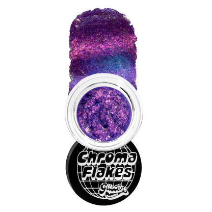 Nebula Chroma Flakes (Purple) - Duochrome Pigment - Glisten Cosmetics