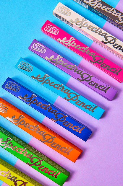 Dark Blue Spectra Pencil - Colourful Pencil - Glisten Cosmetics